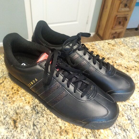 Adidas Samoa Size 10 Black Walking Running FV4991 - Picture 6 of 12